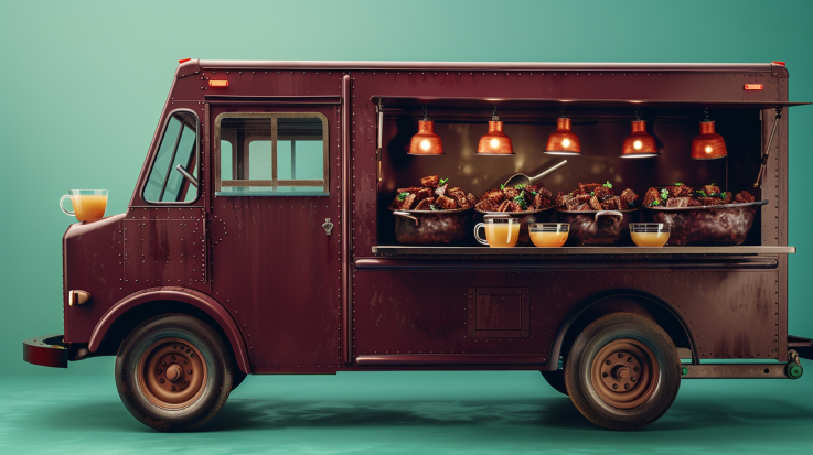 Vintage food truck