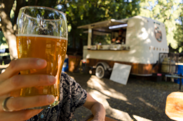 The beer truck 